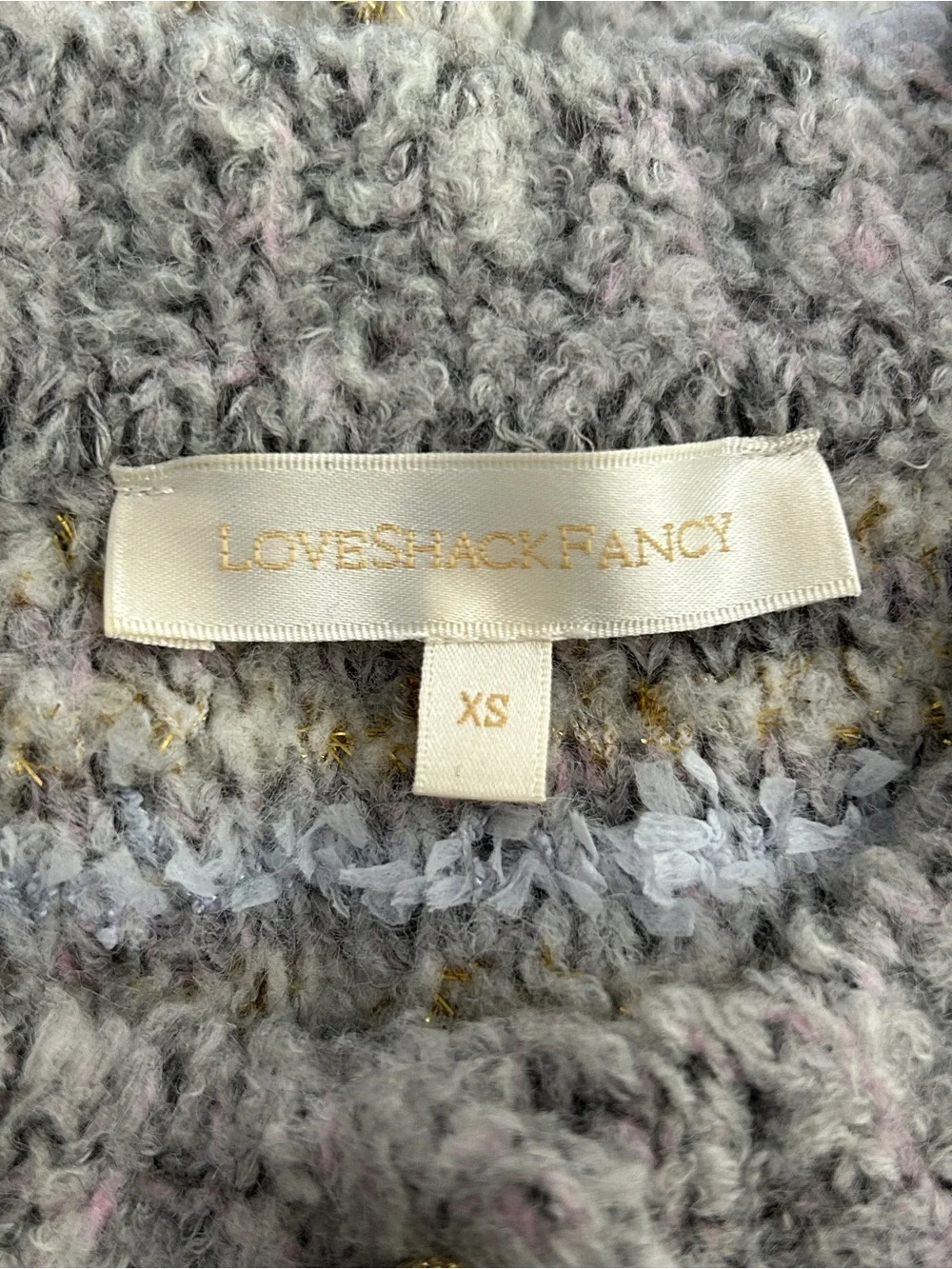 LoveShackFancy Saxon Crop Cardigan